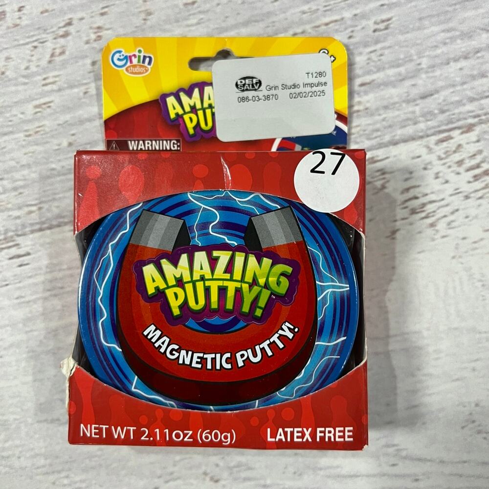 Amazing Putty Magnetic Putty Blue Toy Tin NEW